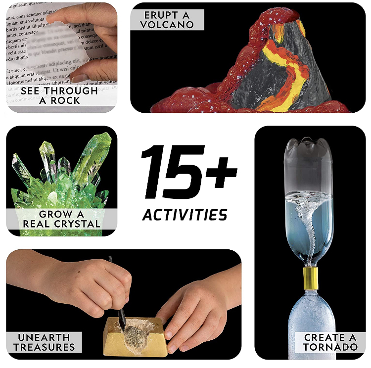 ชุดทดลองทางวิทยาศาสตร์ชุดใหญ่ NATIONAL GEOGRAPHIC Earth Science Kit - Mega Science Lab