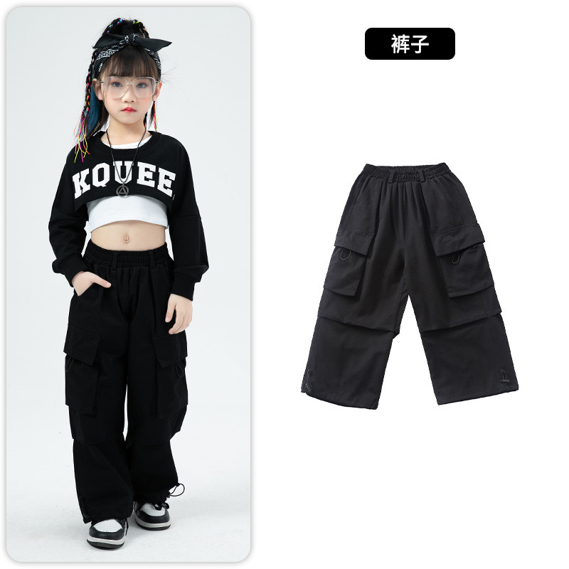 พร้อมส่ง ชุดเต้น เสื้อแขนยาว+เสื้อตัวใน+กางเกง สีดำ สีแดง