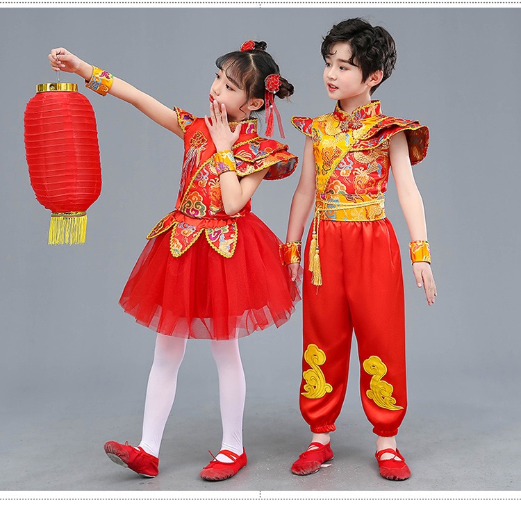 พร้อมส่ง ชุดจีน กี่เพ้า เดรสแขนระบายใหม่/กางเกง