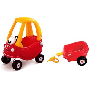 รถขาไถพร้อมกระบะหลัง Little Tikes Cozy Coupe Car with Trailer