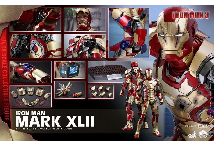 HOTTOYS - Ironman 3 - Ironman Mark 42 ขนาด 1/4 (แนะนำ)