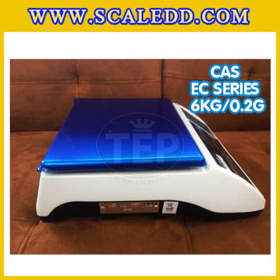 เครื่องชั่งนับจำนวนตั้งโต๊ะ6kg เครื่องชั่งน้ำหนัก6kg เครื่องชั่ง6kg กิโล ตาชั่งนับชิ้นงาน6kg เครื่องชั่งดิจิตอล6kg. ความละเอียด0.2g ยี่ห้อ CAS รุ่น EC (เครื่องชั่งผ่านตรวจรับรอง)