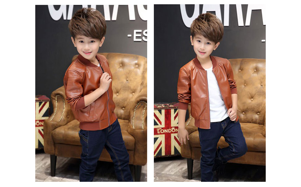 กันหนาว เสื้อแจ๊คเก็ตหนัง มีทั้งแบบบุขน และธรรมดา