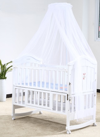 เตียงนอนเด็กไม้สีขาว รุ่นMulti funcition TP21035 (WD1)