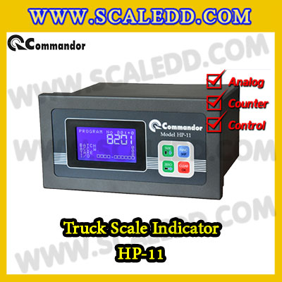 หัวอ่านเครื่องชั่งรถบรรทุก Controller INDICATOR Commandor HP-11 จอแสดงน้ำหนักเครื่องชั่งรถบรรทุก Truck Scale ยี่ห้อ Commandor รุ่น HP-11