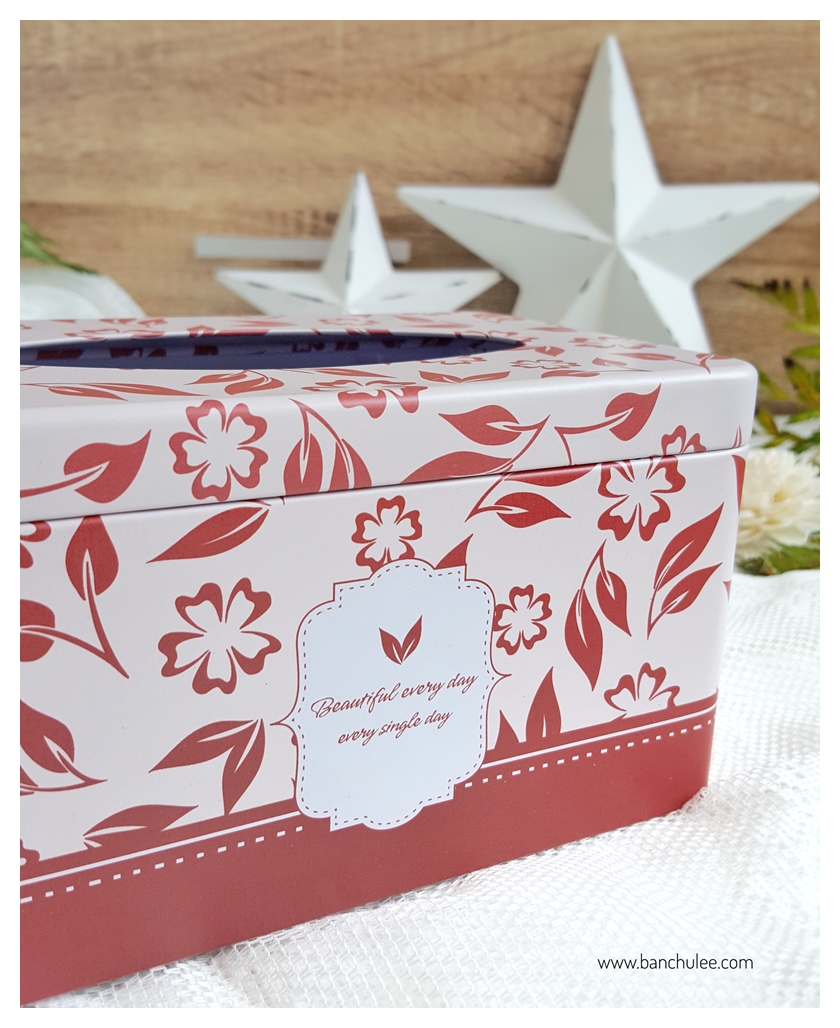 Tin Tissue Box กล่องทิชชู่ งานสังกะสี 17 cm.