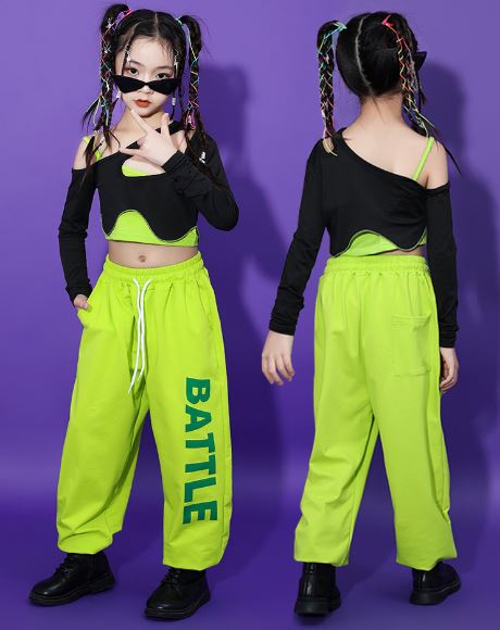 **พร้อมส่ง**ชุดเต้น ชุดแดนซ์ เสื้อแขนยาวคอไขว้+ กางเกงขายาว