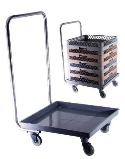 รถเข็นเเร็กซ์เก็บแก้ว รุ่นพื้นเรียบ รหัส 002-STK-546088