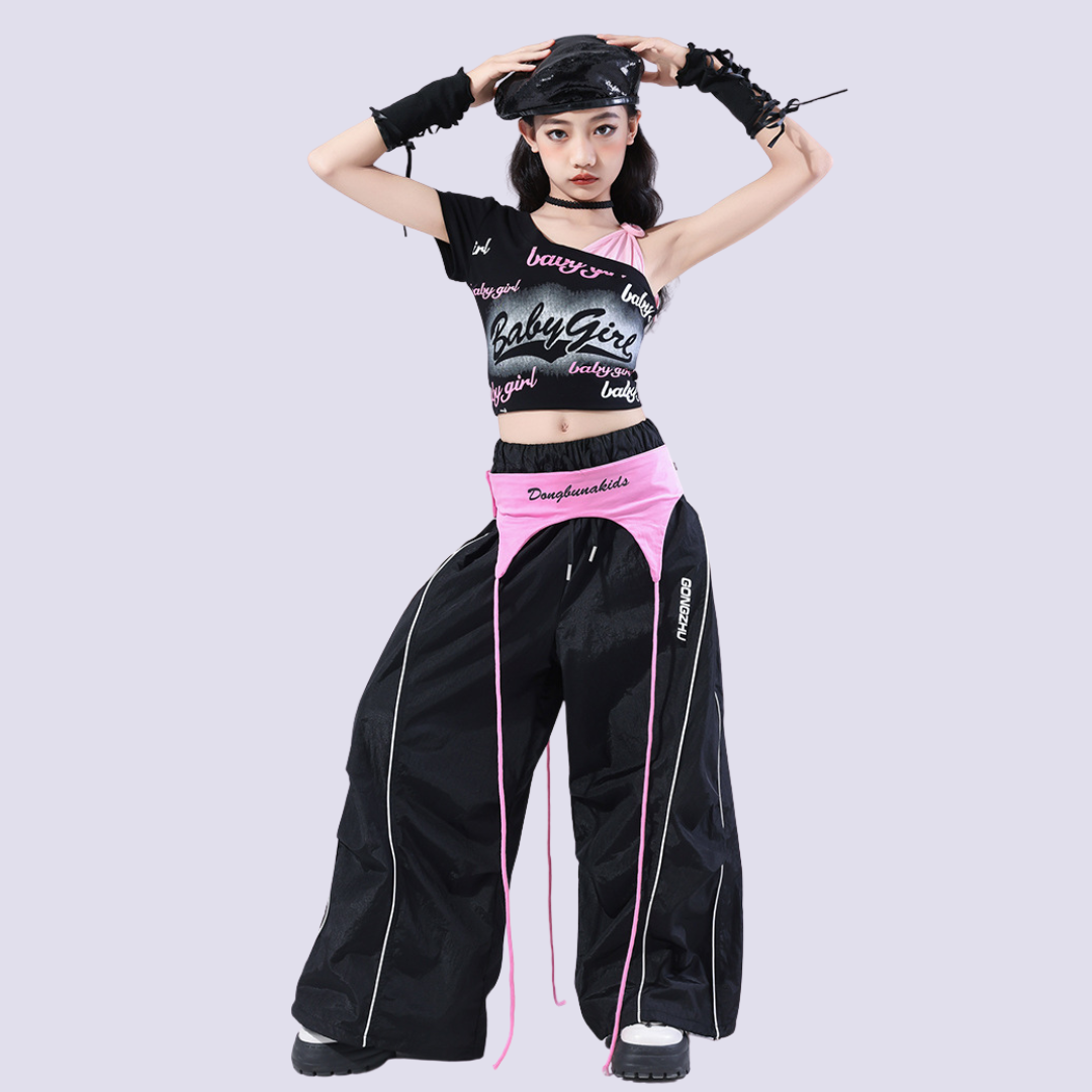 friendly4kidชุดเต้น เซ็ตเสื้อแขนสั้น+กางเกงขายาว**เปิดจอง