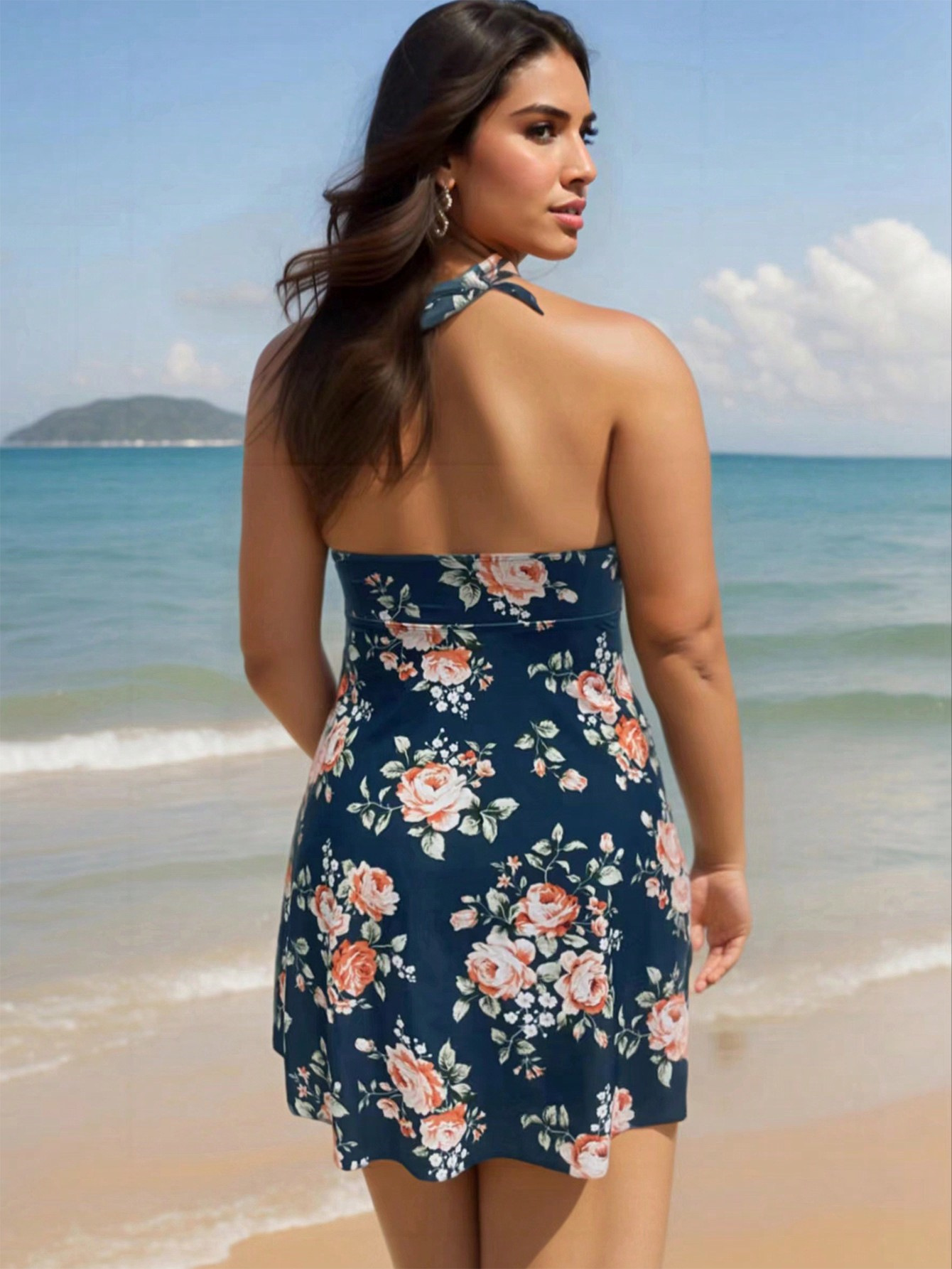 ชุดว่ายน้ำคนอ้วนเซต2ชิ้น ชุด+บิกินี รอบอก 42-50 รอบเอวกางเกง 40-48 สะโพก 48-56 ยาว 33 นิ้ว ชายกระโปรงกว้าง พลางพุงและหน้าท้องได้ดีมากค่ะ คุ้มมากๆค่ะ