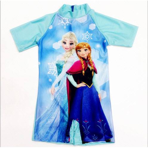 ชุดว่ายน้ำ แอลซ่า บอดี้สูท พร้อมหมวก