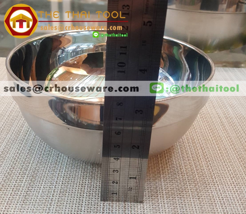 ชามสแตนเลส 2 ชั้น 16 ซม. 008-MP303