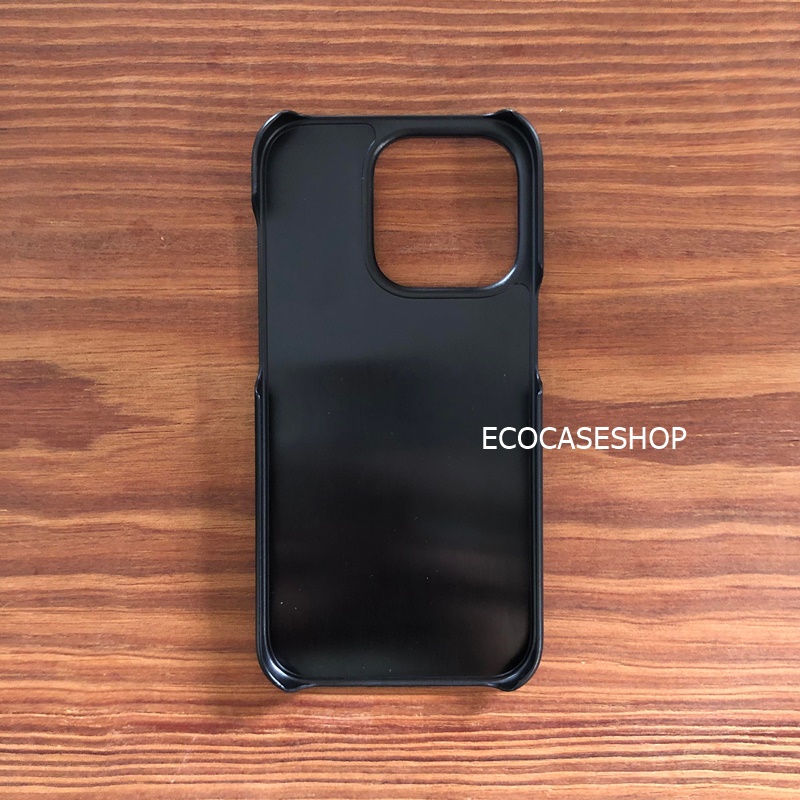 iPhone14 Plus เคสแข็งด้าน(new) สีดำ รุ่นกล้องนูน