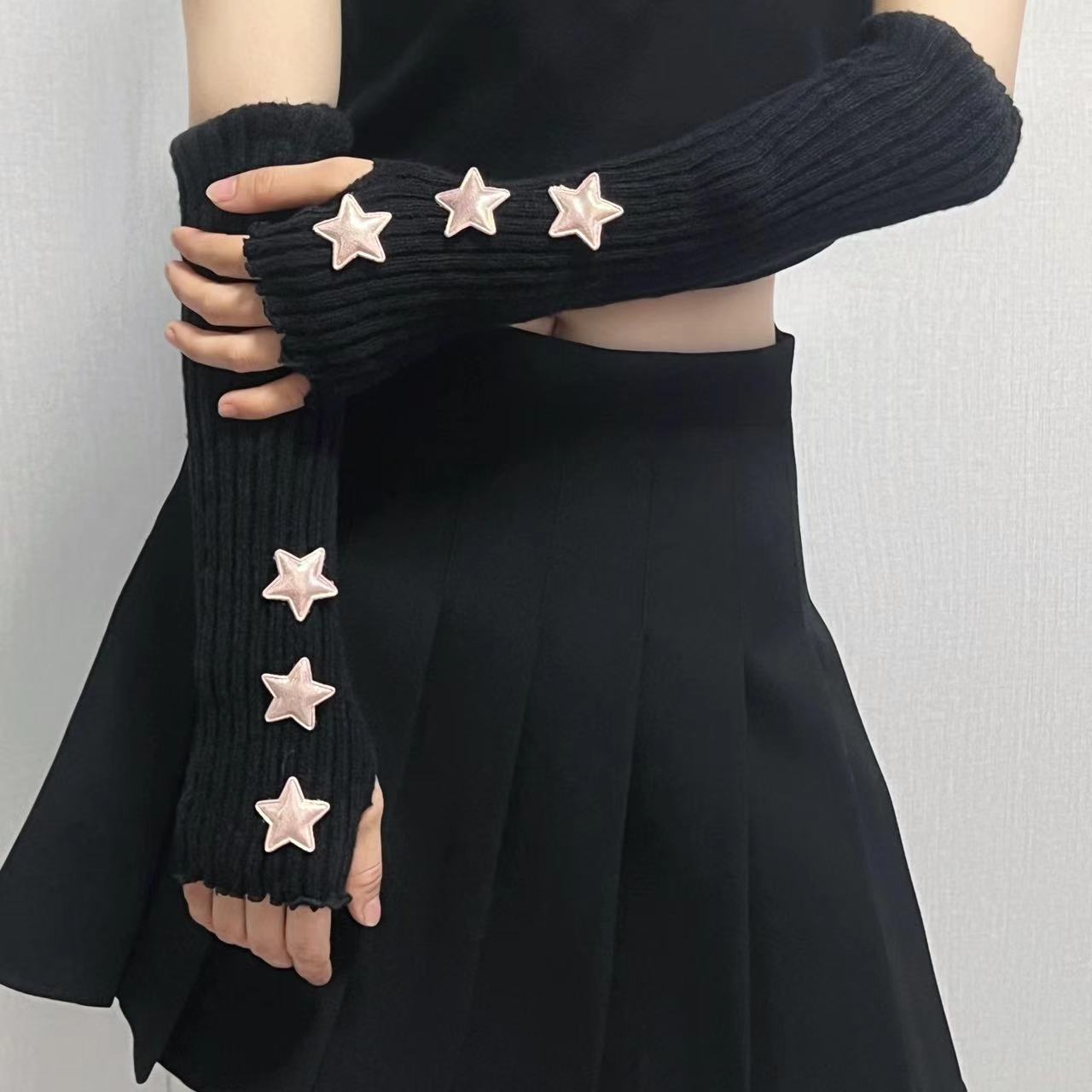 พร้อมส่ง ถุงมือ ปลอกแขน ใส่ได้ทั้งเด็กและผู้ใหญ่