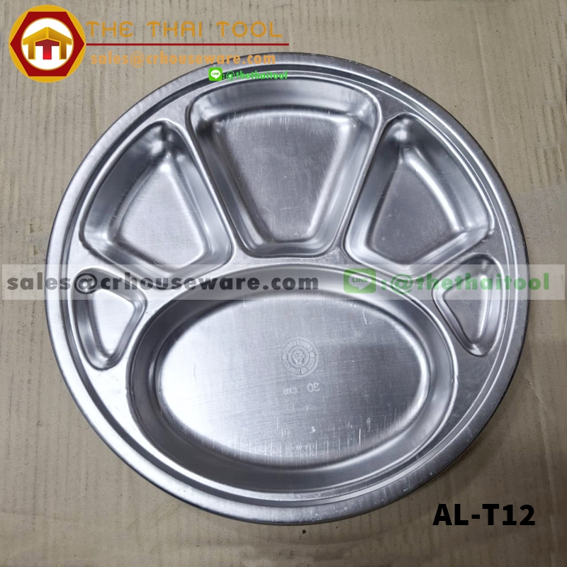 ถาดหลุมอะลูมิเนียม 6 ช่อง-เด็ก เกรด B AL-T12