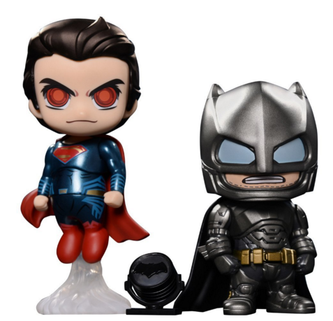 HOTTOYS - Batman v Superman : Dawn of Justice - Cosbaby Batman & Superman