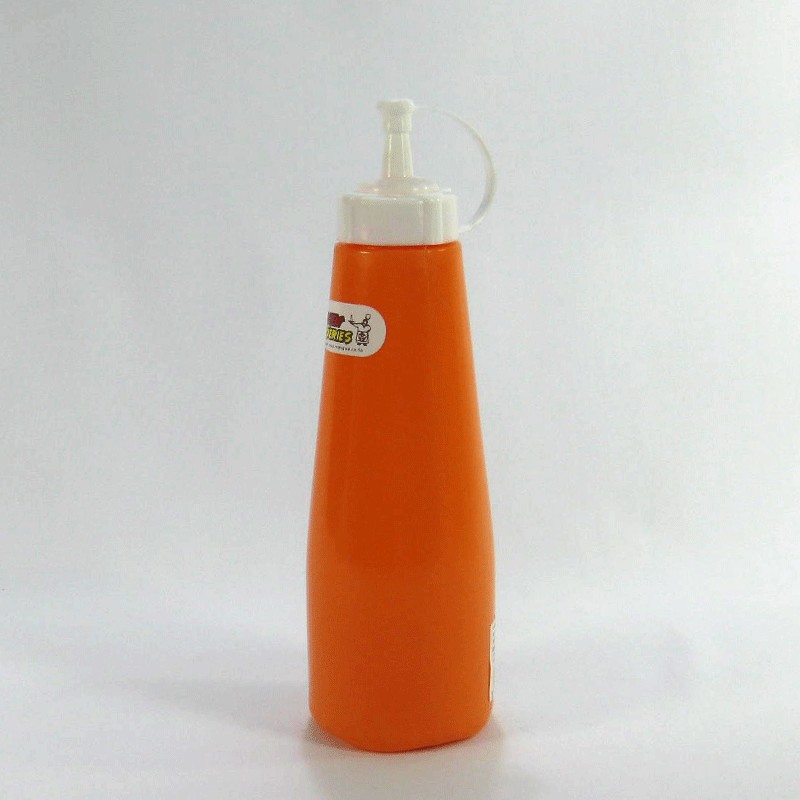 ขวดคัทช็อพ 9091 สีส้ม 16 ออนซ์ ( ขวดซอส )