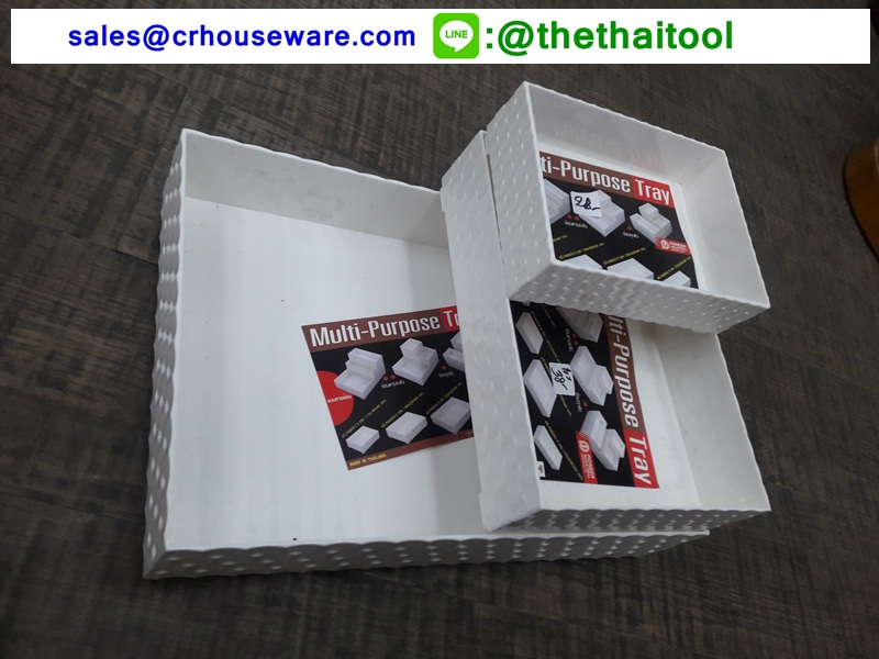 ตะกร้าใส่ของอเนกประสงค์ ทรงซ้อนได้ 005-PN802-2