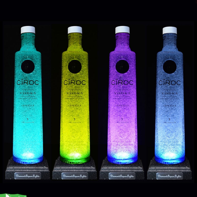 ที่รองแก้วไฟ LED 3M แบบเทปกาว ขนาด 4.5 ซม. สีเขียว