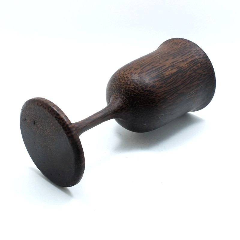 แก้วไวน์ไม้ตาล # 210 ( ปากบาน )