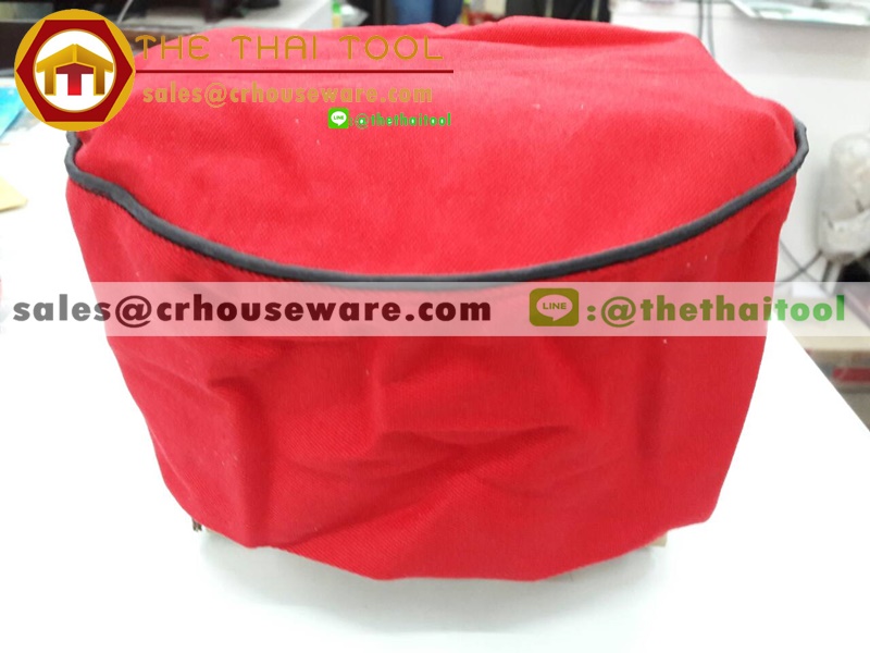 หมวกเชฟ Hat Chef สีแดง ขอบดำ 044-PKP-36