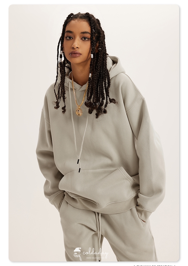 Cozy Urban Hoodie เสื้อสเวตเตอร์ฮู๊ดดี้กันหนาวบุขนแกะ UNISEX size M-3XL