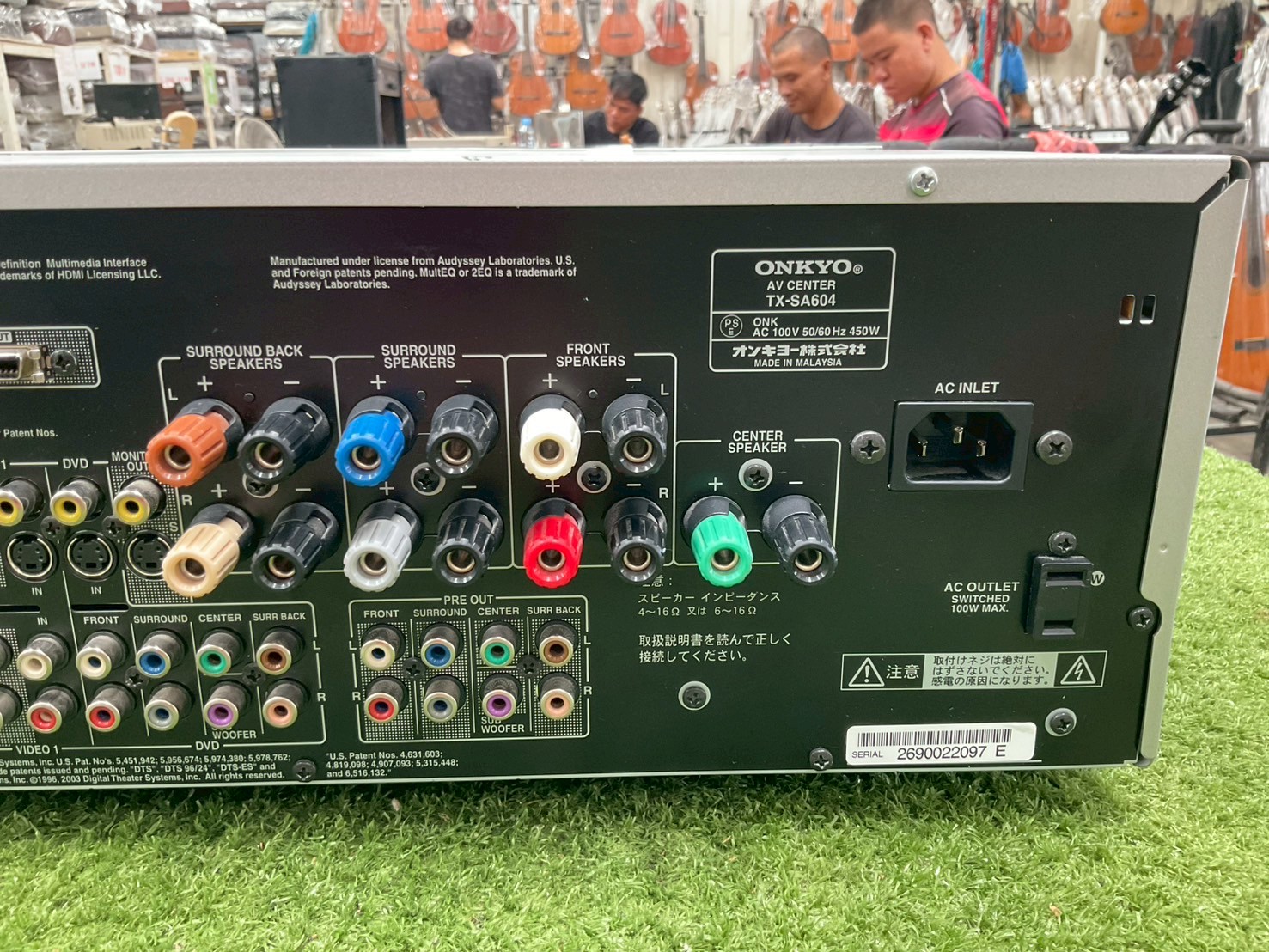เครื่องขยายเสียง ONKYO : TX-SA604 สินค้าไม่พร้อมใช้งาน(ต้องซ่อม)