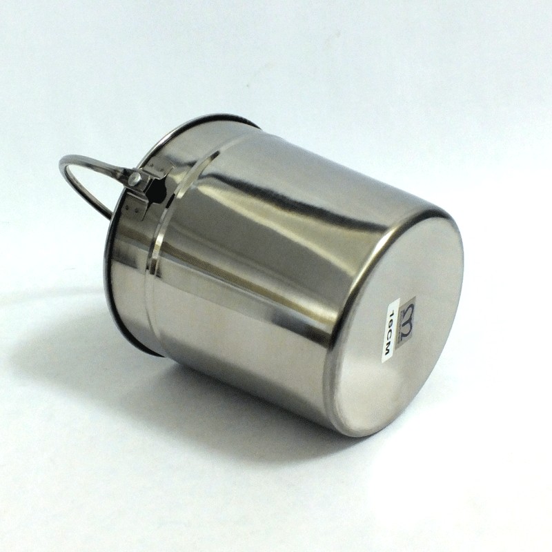 ถังน้ำแข็งสเตนเลส 16 ซม. มีหู MP-573