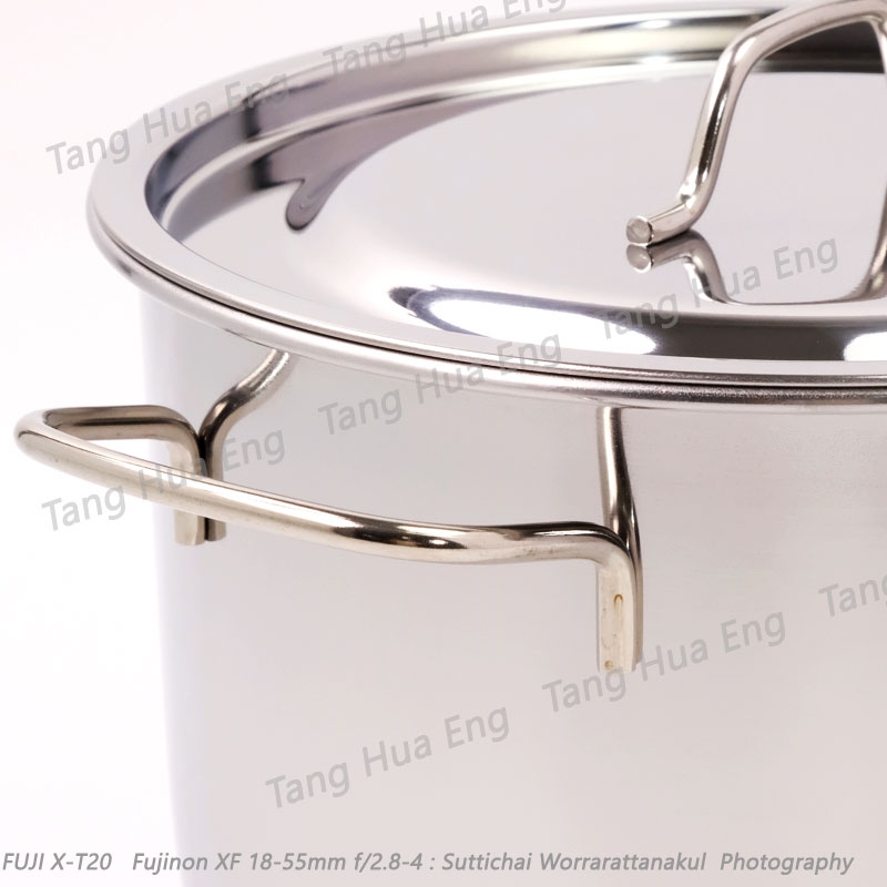 Zebra หม้อหุงต้มสเตนเลส ขนาด 26x18 ซม. Hi-Cr ตราหัวม้าลาย