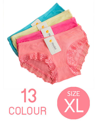 กางเกงชั้นในผูหญิงใส่สบายมี 13สี รหัสA004-XL