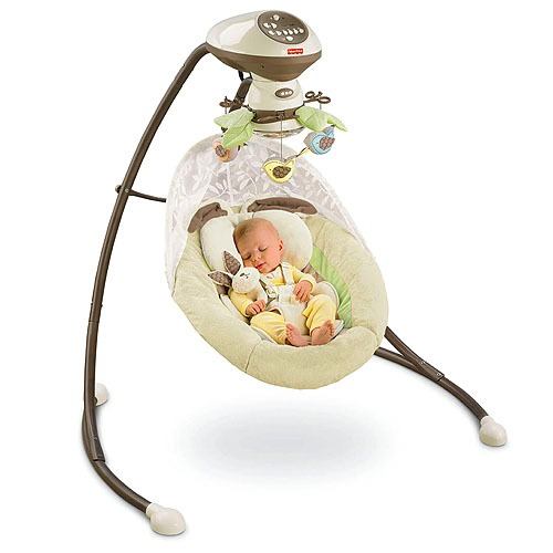 เปลสวิงอัตโนมัติอันดับ 1 ในอเมริกา Fisher-Price Cradle 'N Swing, My Little Snugabunny