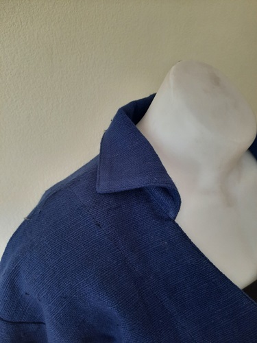 ผ้าฝ้ายฮัมพื้นย้อมสีธรรมชาติวิ่งไปทำงาน T1 น้ำเงิน,ครีม,ชมภู่,ขาว M,L,XL,XXL