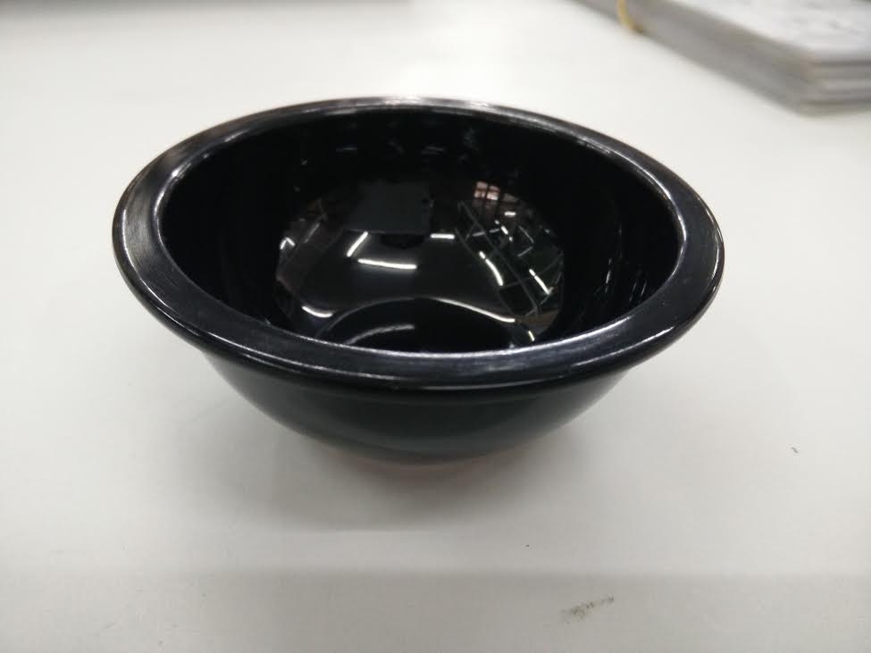 ถ้วยน้ำจิ้มเมลามีนทรงลึกหนา สีดำขนาด 3.5 นิ้ว 017-D2111,Melamine sauce cup