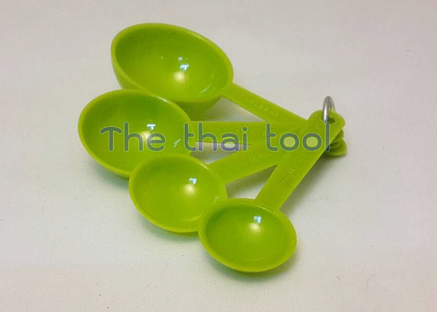 ช้อนตวงของแห้งพลาสติก 037-MSPT Measuring spoon plastic. 037-MSPT