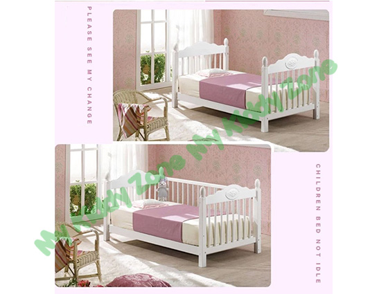 เตียงนอนไม้สำหรับเด็ก Oriental White Premium (WD5) TP21047