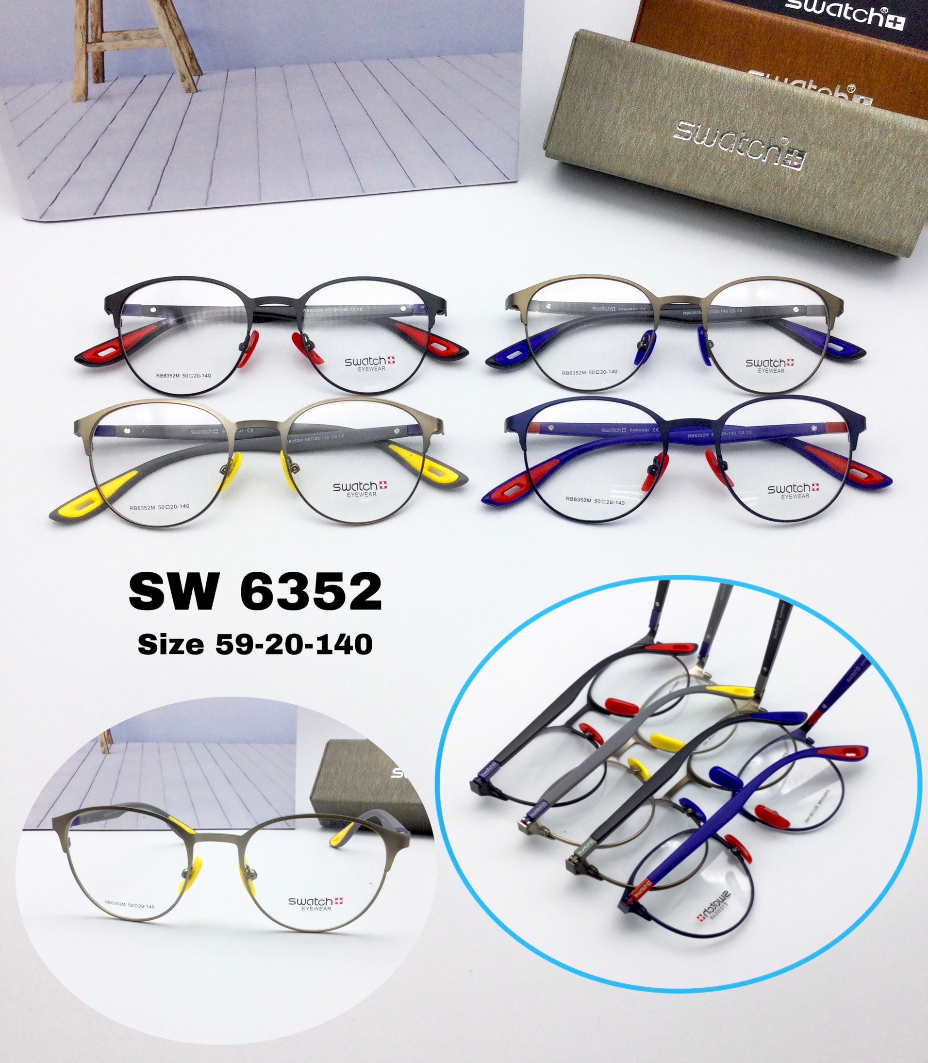 กรอบแว่นตา SWATCH-6352