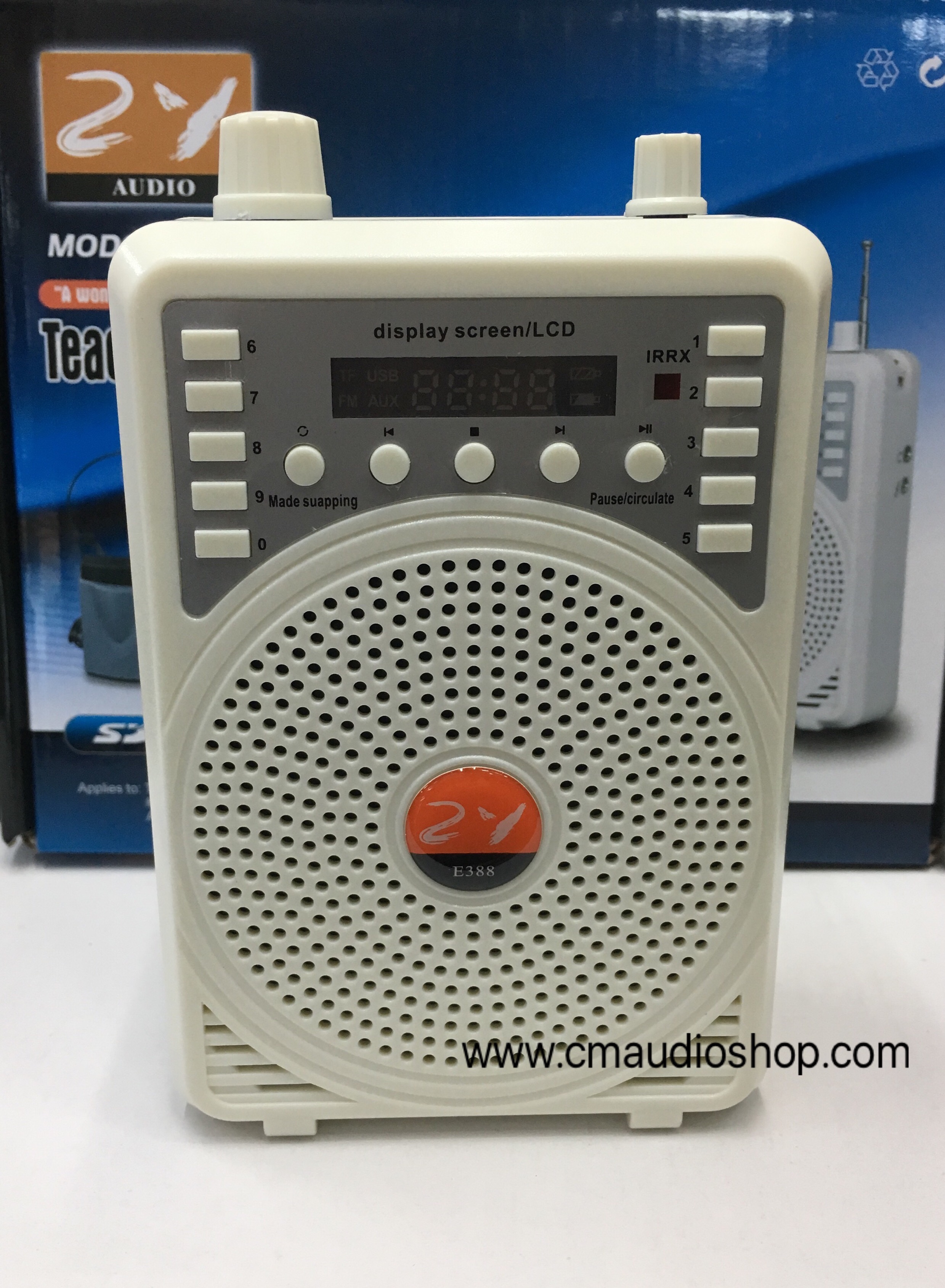 ไมค์-ลำโพงคาดเอว/ ลำโพงแบบพกพา E-388 (USB)