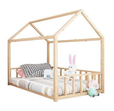 TP21031(WHK1) เตียงนอนไม้ โครงบ้าน