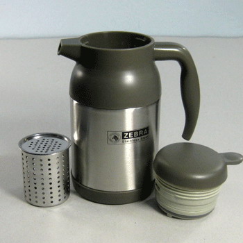 กระติกสูญญากาศมีไส้กรองชา 0.8 ลิตร ตราหัวม้าลาย