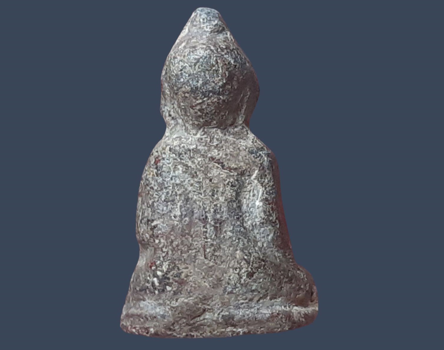 พระกรุ วัดราชบูรณะ จ.อยูยา เนื้อชิน ก้นกลวง ฐานกว้าง 0.5" สูง 2 เซ็นติเมตร