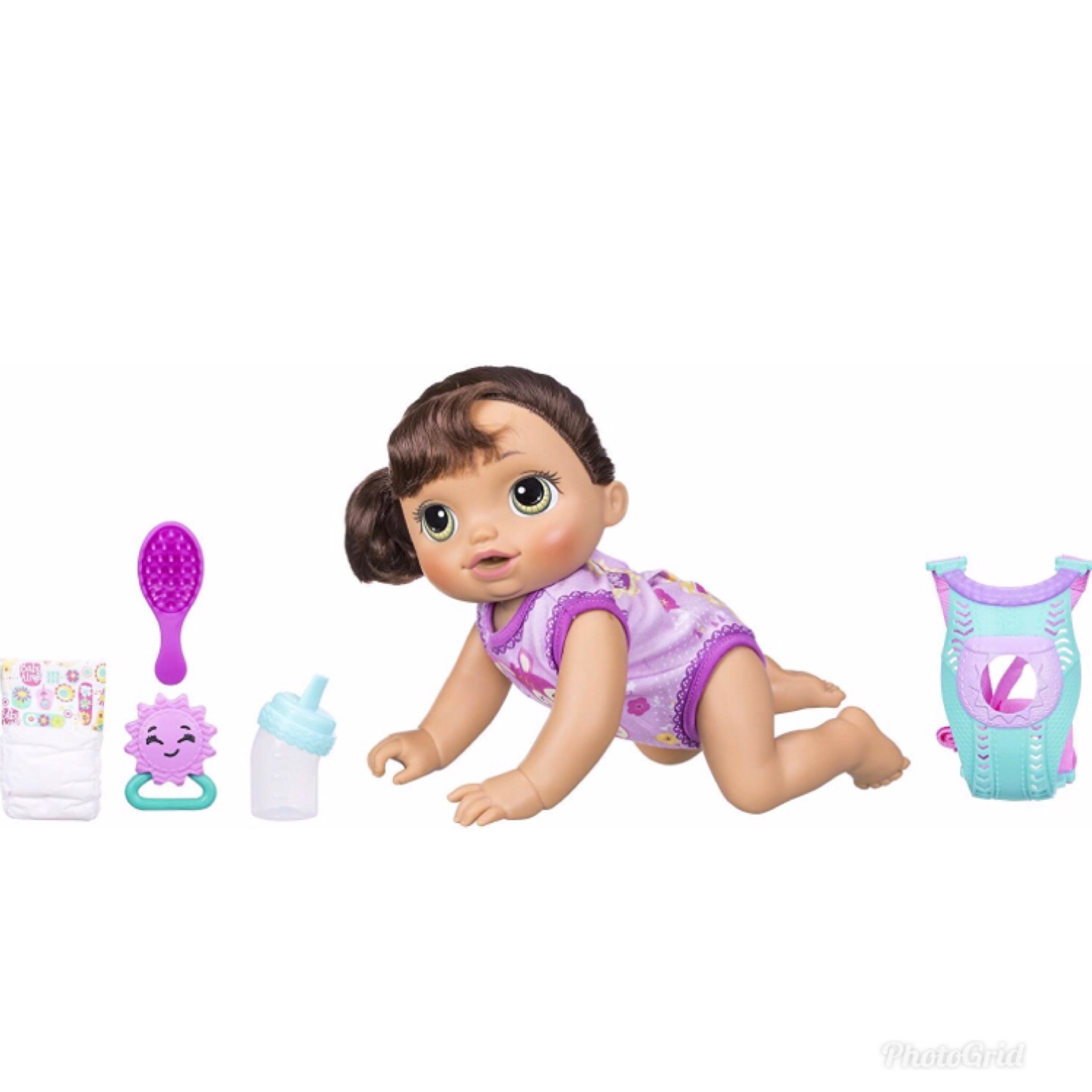 ตุ๊กตาคลานได้ Baby Alive Baby Go Bye Bye (Brunette )