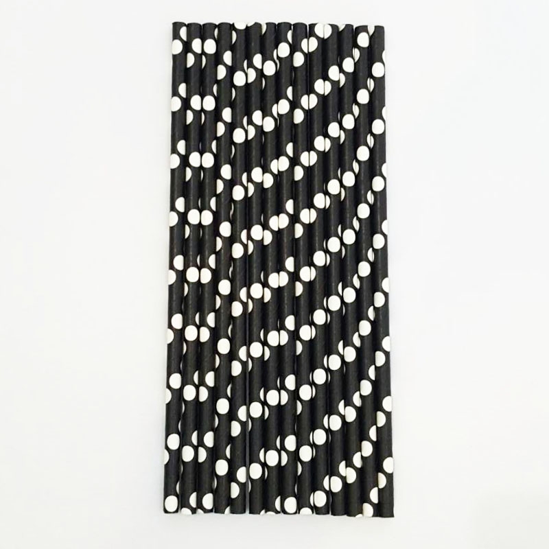 หลอดกระดาษคละลาย ขนาด 5 มิล ยาว 19.5 ซม. ( 500 ชิ้น )