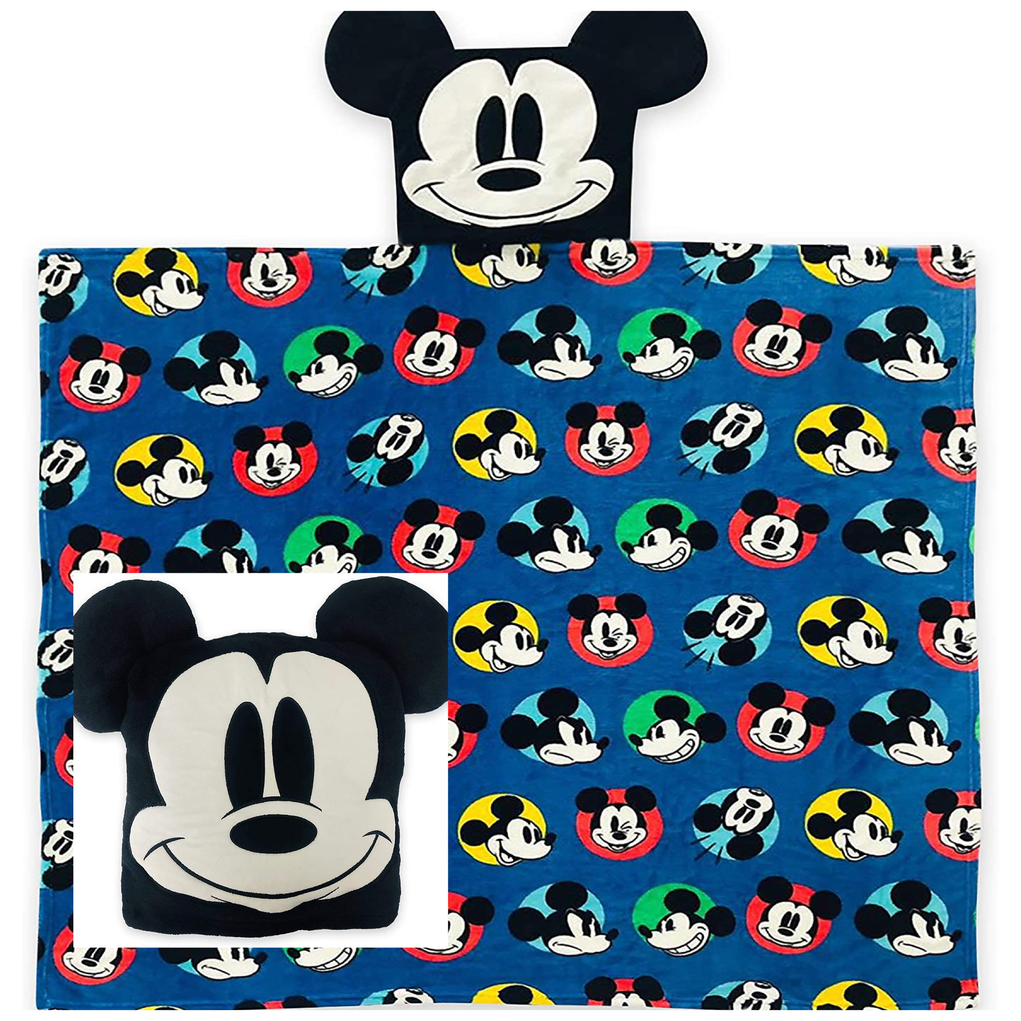 หมอนผ้าห่ม Disney Mickey Mouse Convertible Fleece ThroW