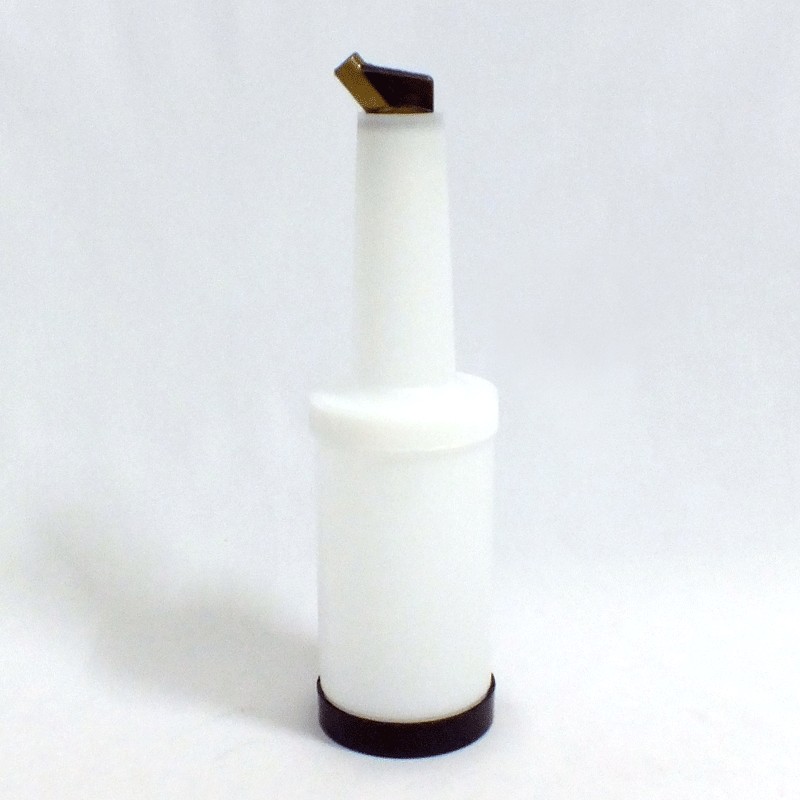 ขวดใส่น้ำผลไม้ ขนาด 1 ควอทซ์ สีน้ำตาล ( คอขาว ) 8020-BRO