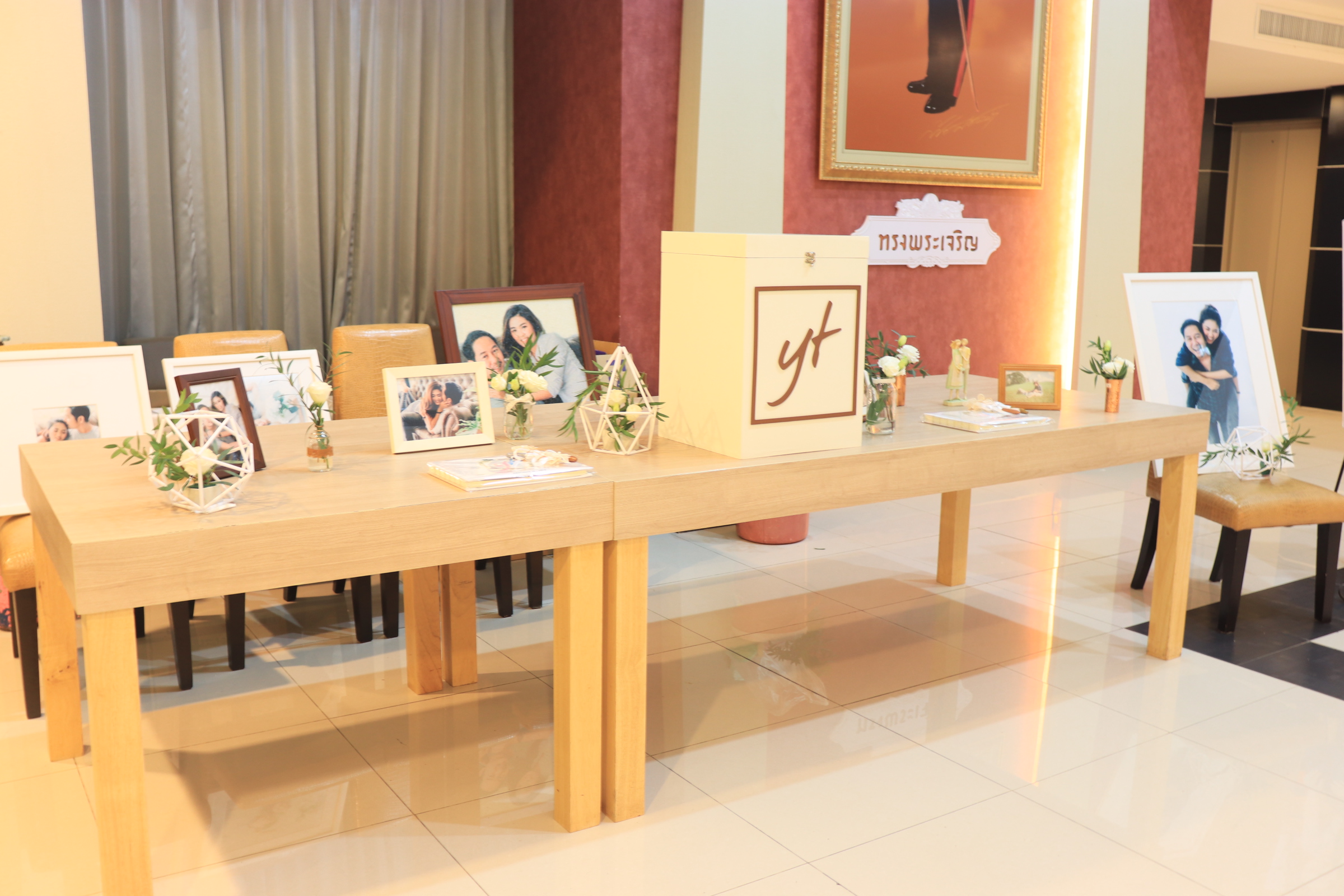 Backdrop งานมงคลสมรส คุณเติ้ง คุณยุ้ย 10พย61