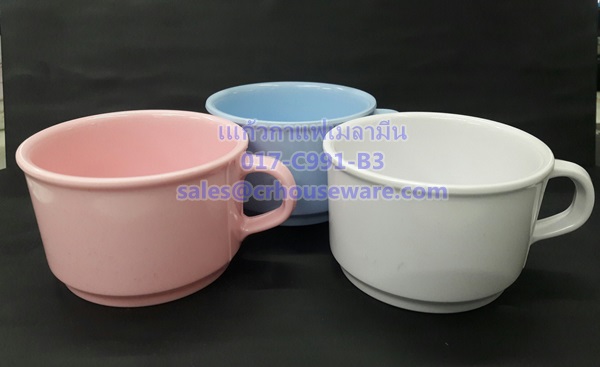 ถ้วยกาแฟเมลามีน มีหู Code : 017-C991-3B,Melamine coffee cup