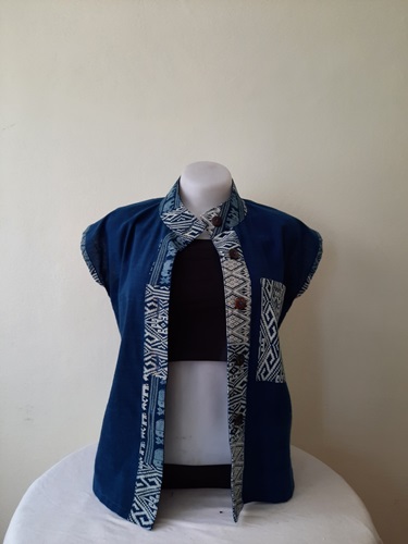 เสื้อผ้าฝ้ายฮัม1 ย้อมครามไทยเทห์ไม่ทำลายสิ่งแวดล้อม สีน้ำเงิน น้ำตาล ดำ และม่วงเข็ม M L XL XXL