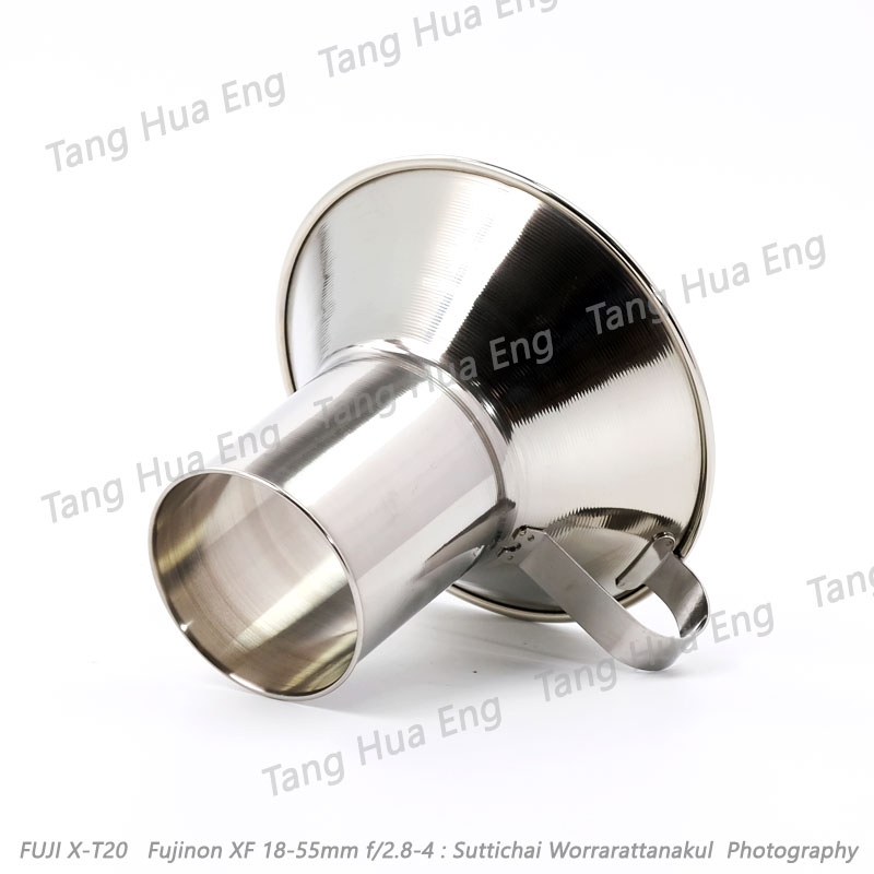 กรวยกรอกก๋วยเตี๋ยวสเตนเลส FF-123 ( หนา )