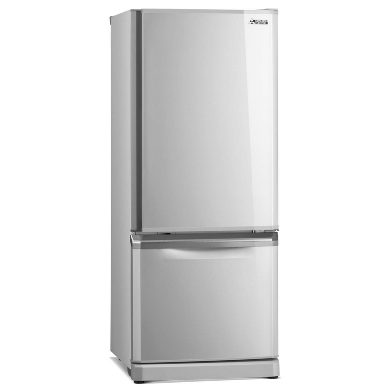 Mitsubishi ตู้เย็น 2 ประตู 10.6 คิว BOTTOM FREEZER รุ่น MR-BF34H-HS (สีเงิน)
