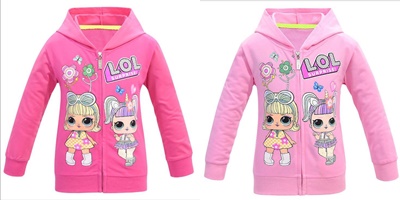 เสื้อกันหนาวเด็ก ซิปหน้า ลาย LOL